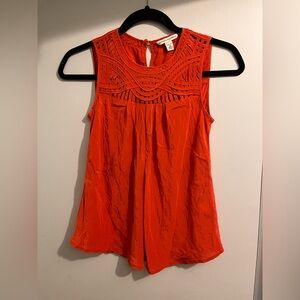 Banana Republic Coral Sleevless Blouse